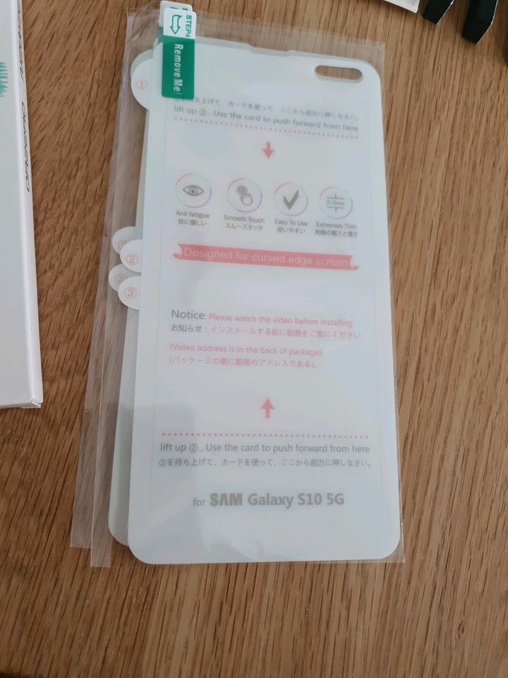 Displayschutz Handy Samsung Galaxy S10 5G neu in Gechingen