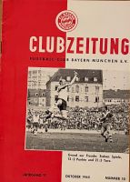 FC Bayern München Clubzeitung Programm Jhg 17 Oktober 1965 Nr 10 Bayern - Straubing Vorschau