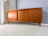 Dyrlund Vollholz Teak Sideboard Anrichte Wohnzimmerschrank mit Schubladen Kommode Mid Century Design 60er 70er skandinavisch Berlin - Mitte Vorschau