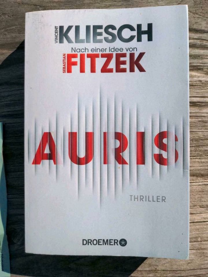 Originalausgabe Auris-Vincent Kliesch Fitzek mit Widmung für Tina in Bergisch Gladbach