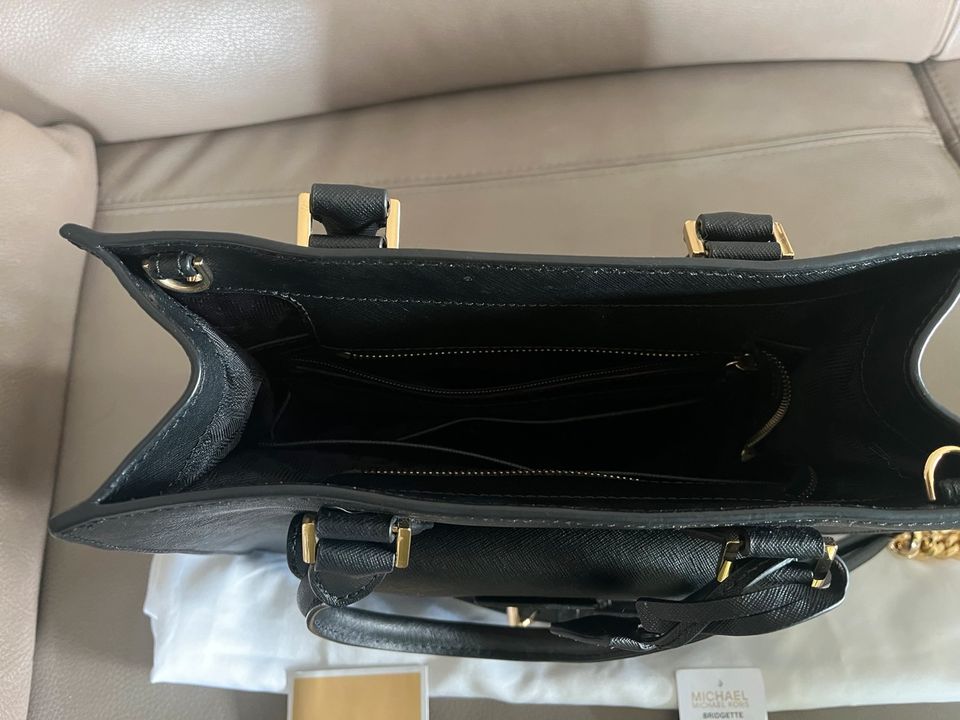 MICHAEL KORS Tasche Bridgette TOTE BLACK LEATHER - wie neu - TOP in Heeßen