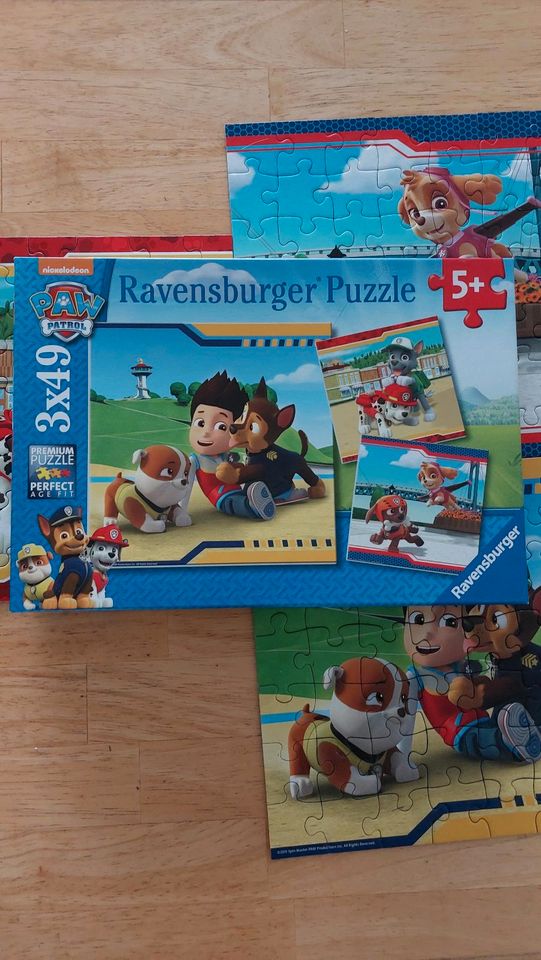 Paw Patrol Puzzle 3x49 Teile, Adventskalender Füllung in Bergisch Gladbach