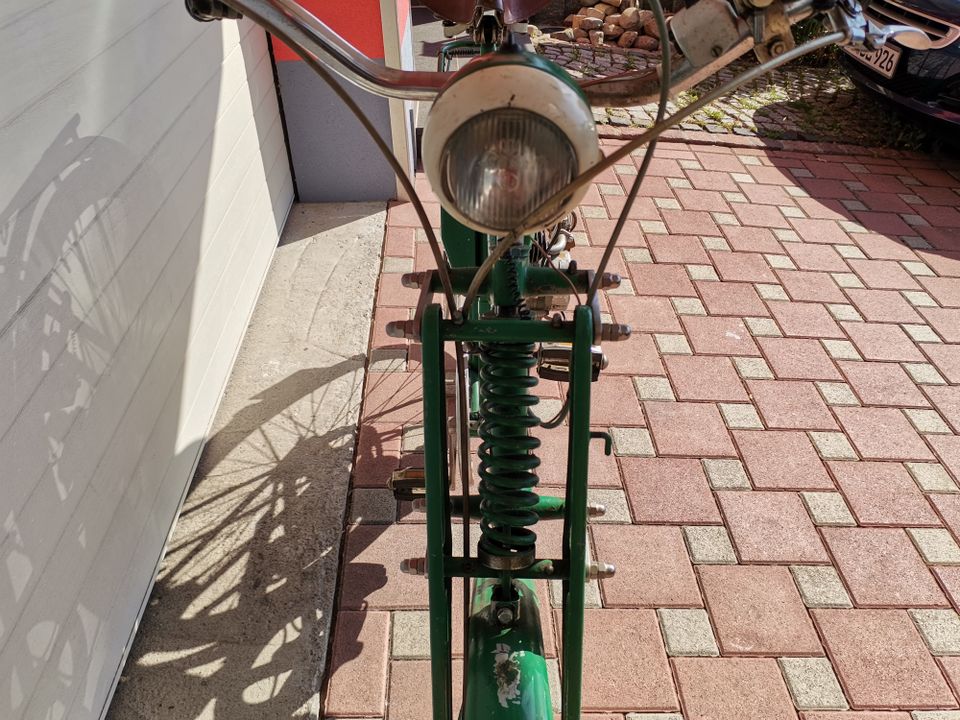 DDR Oldtimerfahrrad mit MAW Hilfsmotor in Lörrach