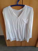 Bluse Shirt Tunika Einheitsgröße (ca. 40-44) Italy Mode weiß Baden-Württemberg - Nattheim Vorschau