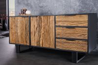 Massivholz Sideboard BARRACUDA 150cm Teak Mango schwarz Metall recycelt Anrichte Riess-Ambiente Hamburg Barmbek - Hamburg Barmbek-Süd  Vorschau