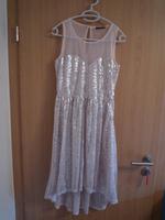 Kleid rose mit Pailetten Größe 38 Bayern - Schwebheim Vorschau