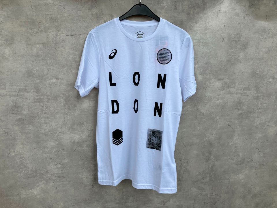 ASICS London City Herren T-Shirt weiß Größe S in Landstuhl
