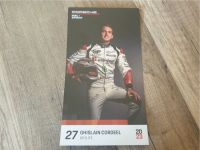 Autogrammkarte GHISLAIN CORDEEL Porsche Supercup 2023 Motorsport Sachsen - Chemnitz Vorschau