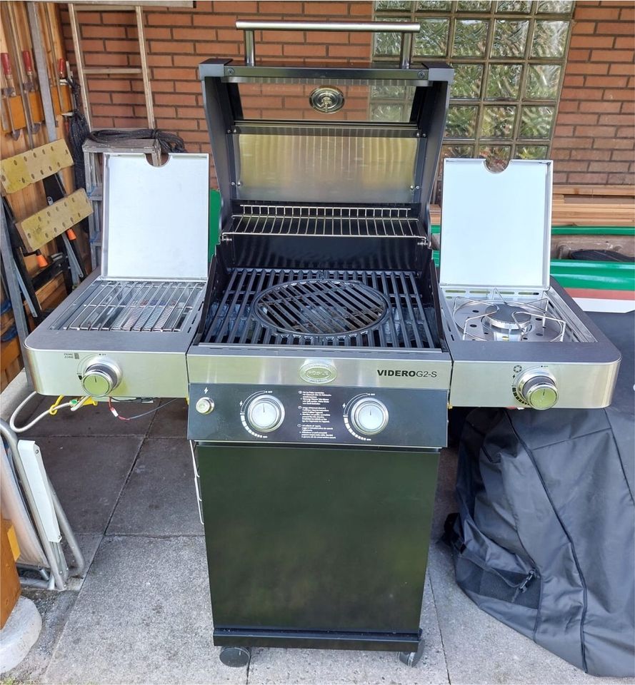 Gasgrill Rösle BBQ-Station Videro G2-S VARIO+, Schutzhaube, Spieß in Berne