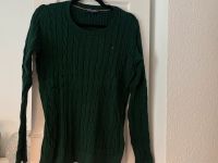 Neuwertiger dunkelgrüner Zopfstrick Pullover von Tommy Hilfiger Baden-Württemberg - Weinheim Vorschau