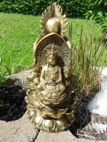 Buddha Bronze/Messing 23 cm 1340 gr China Tibet Nepal Indien Bayern - Hergensweiler Vorschau