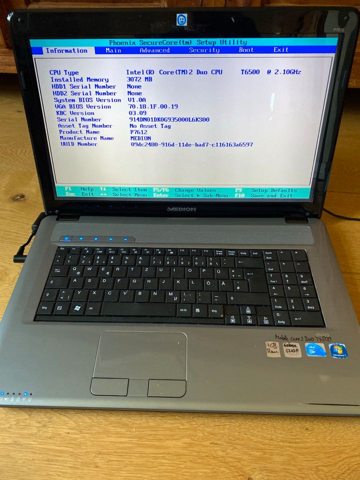 Medion Laptop/Notebook MD97437 in Duisburg