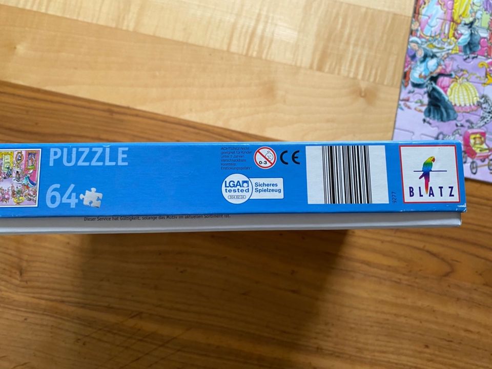 Kinder Puzzle 64 Teile Prinzessin 56724 von Blatz vollständig in Tuntenhausen