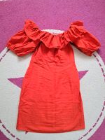 Kleid#H&M#Größe XXS#Rot#Leinen#Neuwertig Hessen - Breidenbach (bei Biedenkopf) Vorschau