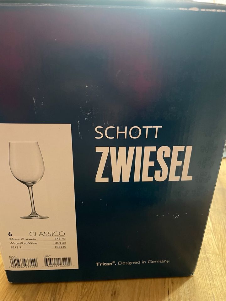 Schott Zwiesel Rotwein Wasser Classico Gläser fast zu verschenken in Essen