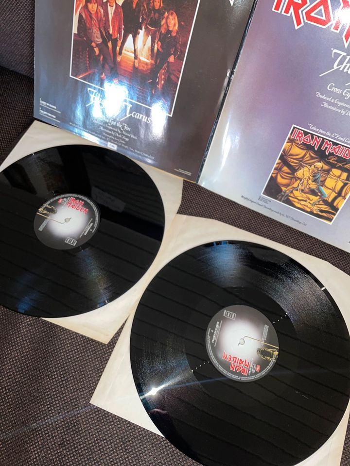 Vinyl LP Iron Maiden The Troooer Flight of Icarus 1983 in Wölfersheim