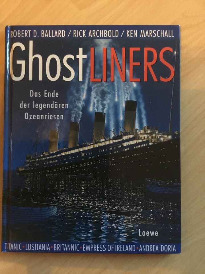 Ghost Liners Buch Schiffe in Lichtenfels
