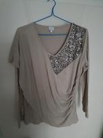 ALBA Mode⭐Shirt⭐Sand⭐gr.44⭐Top⭐Paietten Bayern - Hofkirchen Vorschau