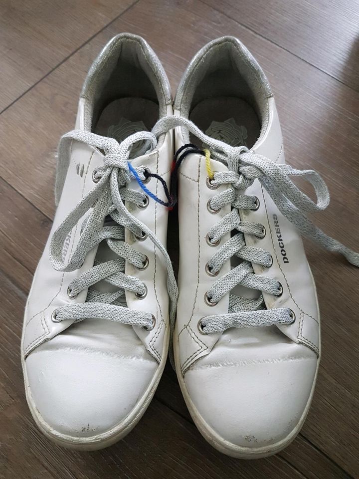 Dockers Gr. 36 weiß Mädchen Sneakers Turnschuhe in Dillingen (Donau)