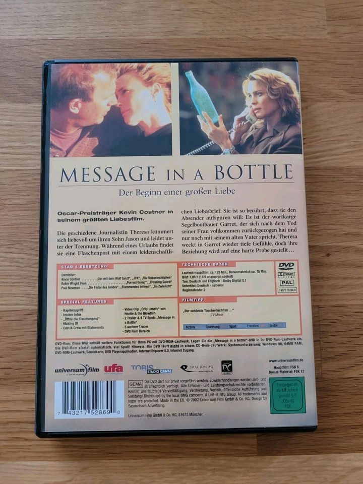 2€ VB DVD: Massage in a bottle Kevin Costner & Robin Wright Penn in Karlshuld