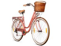 NEU Bergsteiger Marseille 26 Zoll / 28 Zoll Damenfahrrad, Rattan-Korb, Fahrrad-Licht, Damen-Citybike, Damenrad im Retro-Design, 6 Gang Shimano Schaltung, Probefahrt im Werksverkauf Niedersachsen - Diepholz Vorschau