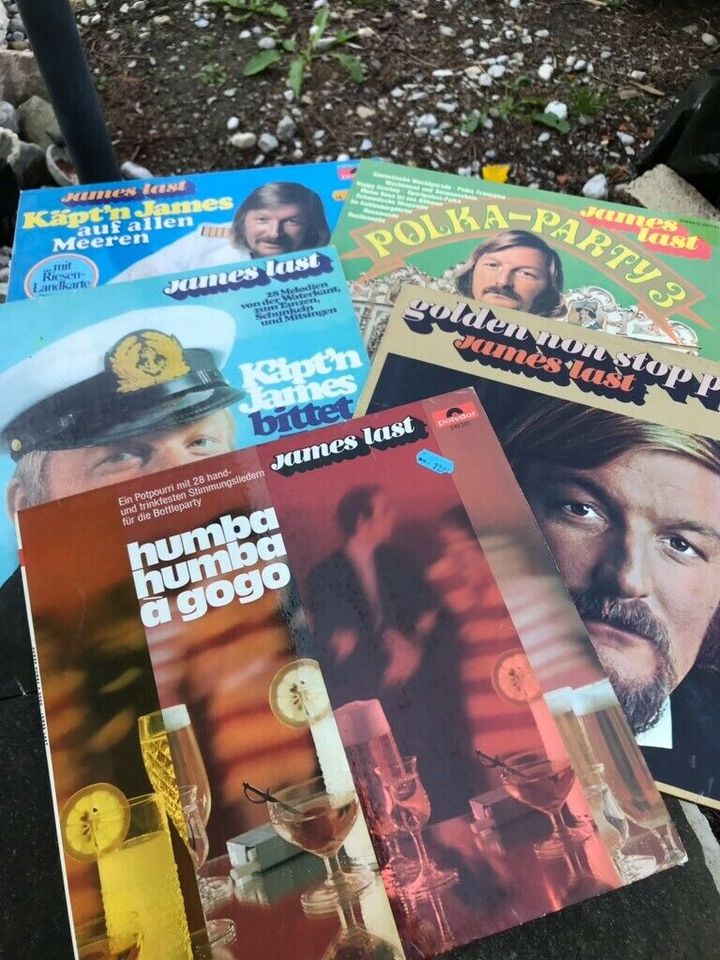 5 Schallplatten James Last 70er Jahre in Gmund