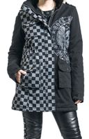 Damen Winter Jacke Rock Rebell Nieten und Print Totenkopf Hessen - Birkenau Vorschau