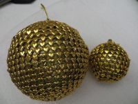 Hoff 19x Weihnachtskugeln Christbaumkugeln gold 11cm, 6cm Niedersachsen - Schwanewede Vorschau