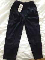 Zara woman Stoffhose 34 XS pinstripe marine wide leg Hose neu top Nordrhein-Westfalen - Ratingen Vorschau