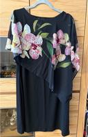 Kleid mit Umhang Festkleid Feier Sommer, Gr.48-50 -Neuwertig Harburg - Hamburg Neugraben Vorschau