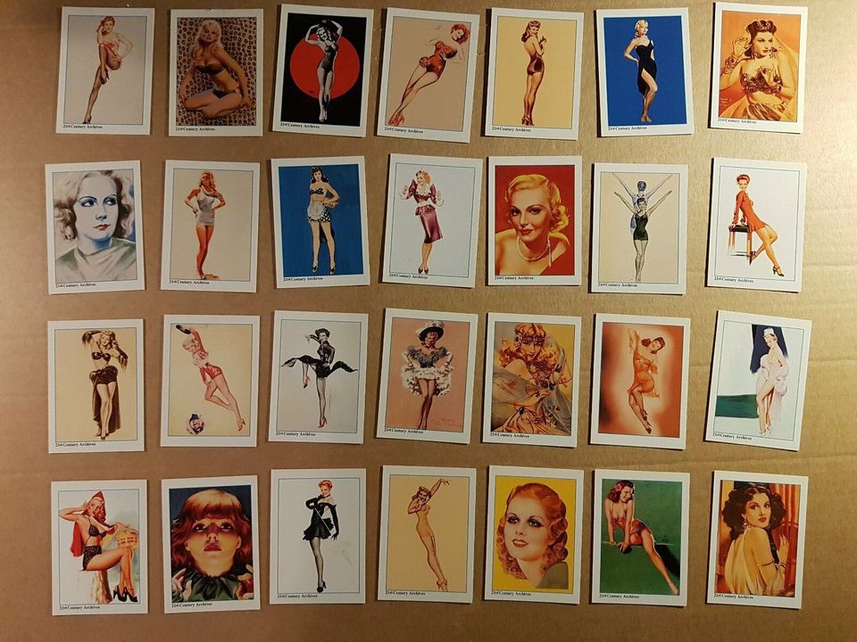 Trading Cards Pinup Girls - 21st Century Archives - 50 Cards in Struvenhütten