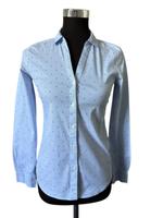 Hellblau gestreifte Bluse mit Sternen von H&M, Gr. 34 Brandenburg - Panketal Vorschau