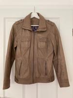 Damen Lederjacke taupe, Gr. 38 Schleswig-Holstein - Escheburg Vorschau
