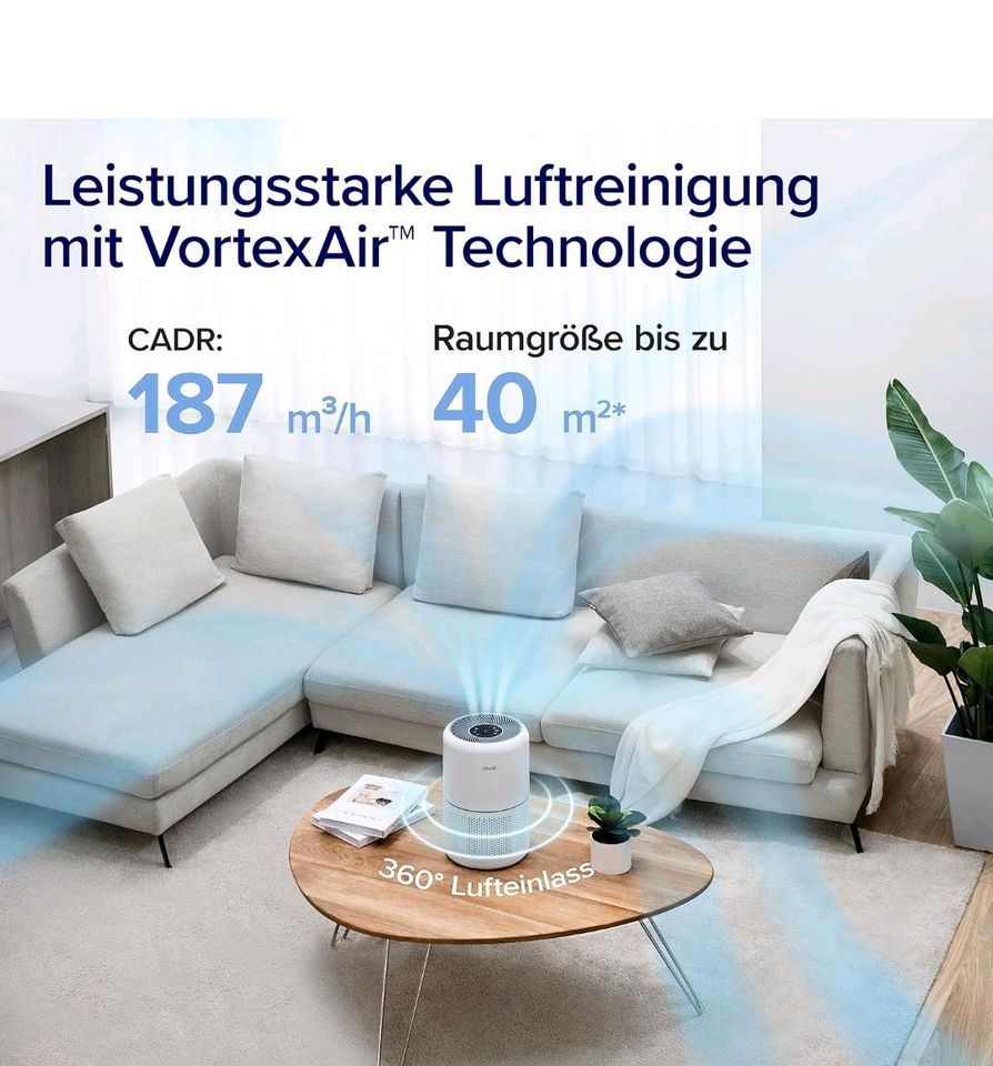 LEVOIT Luftreiniger HEPA Luftfilter für Allergiker und Tiere in Stuttgart