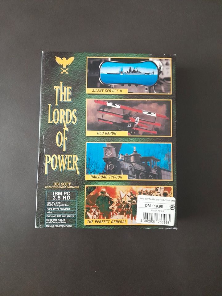 PC Spiel The Lords of Power Box Red Baron Railroad Tycoon Silent in Ehingen (Donau)