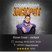 2 Karten für Özcan Cosar - Jackpot Leipzig - Connewitz Vorschau