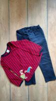 Langarmshirt + Hose Alana H&M 98 104 rot Dackel Streifen Brandenburg - Michendorf Vorschau