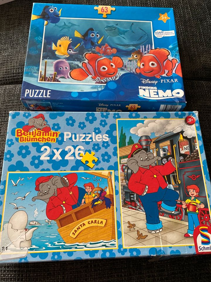 Puzzle nemo und benjamin Blümchen in Mertingen