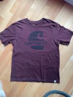 Carhartt Herren T-Shirt Gr. L TOP dunkelrot mit print used look Nordrhein-Westfalen - Meerbusch Vorschau