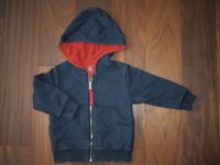 Petit Bateau Zip-Hoody zum Wenden dklblau/rot Gr. 86 (2J) Bayern - Parkstetten Vorschau