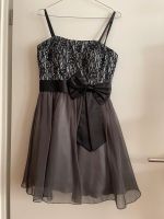 Abendkleid Kleid Cocktailkleid Grau Silber Schwarz Kreis Pinneberg - Tornesch Vorschau