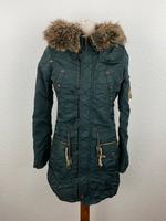 Mantel Parka Damen Winterjacke Gr. S Grün Kapuze Kunstfell Khujo Sachsen - Zwoenitz Vorschau