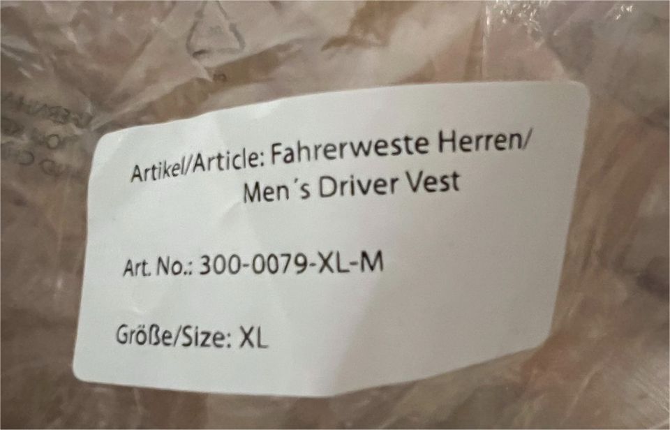 Kögel Weste Fahrerweste Original XL in Euerbach