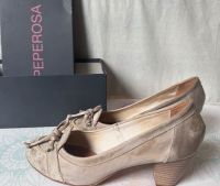 Peperosa Pumps Gr. 40 beige Used Look Saarland - Merchweiler Vorschau