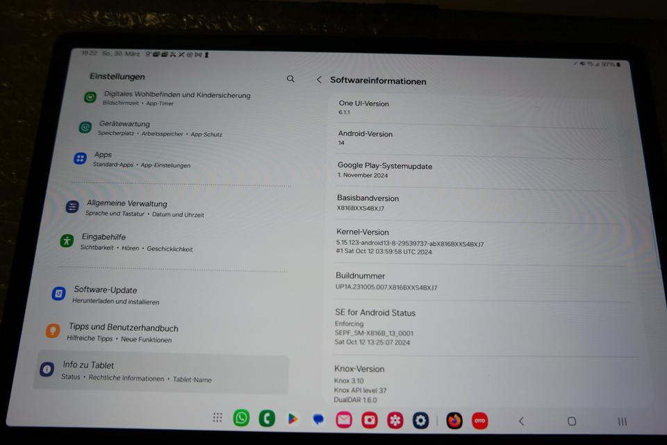 Samsung Galaxy Tab S9+ 5G 12.4" 256GB Graphite Tablet *Wie neu* in Porta Westfalica