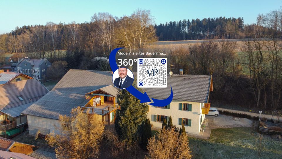 Modernisiertes Bauernhaus mit viel Wohnraum  und multifunktionalen Nutzflächen in idyllischer Lage in Schönberg Kr Mühldorf a Inn