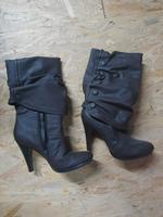 Sehr gut erhaltene dunkelbraune Stiefel in Größe 37 Kreis Pinneberg - Kummerfeld Vorschau