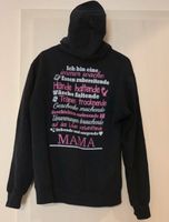 „Mama“ - Pulli / Hoody / Kapuzenpulli / Sweatshirt blau pink XL Wuppertal - Langerfeld-Beyenburg Vorschau