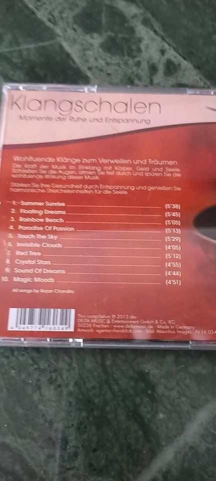 Klangschalen CD (Versand kostenlos) in Bodenmais