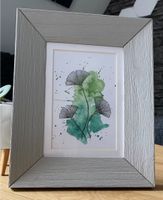 Selbstgemaltes Aquarell, Fineliner Bild Pflanze Ginkgobaum Schleswig-Holstein - Schinkel Vorschau